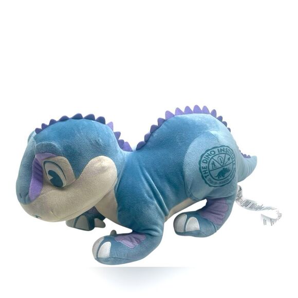 DISNEY The Dino Institute Aladar Blue Dinosaur Plush Animal Kingdom Purple Spike - Picture 1 of 13